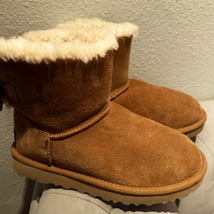 Ugh mini Bailey Bow chestnut